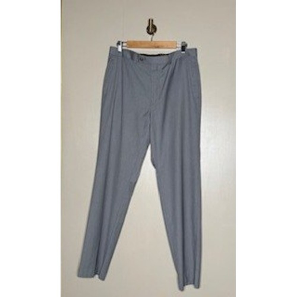 Lauren Ralph Lauren Dress Pants Mens 34x31 Blue Gray Flat Front Trousers